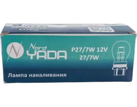 Лампа Nord-Yada P27/7W 12V цоколь 3157 габарит, стоп-сигнал для американ. авто 901641