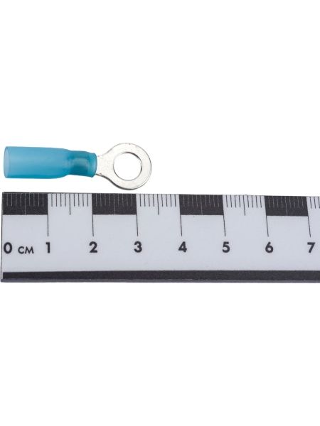 Кольцевая изолированная термоусаживаемая клемма Nord-Yada 6.5мм 1.5-2.5кв. мм (синяя) 906366