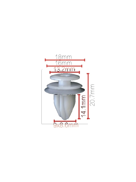Клипса крепежная для а/м Toyota 90467A0005 Nord-Yada 909741