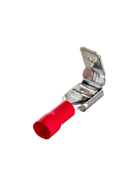 Изолированная клемма "мама"+"папа" Nord-Yada 2в1 6.3мм+штекер-6.3мм 0.5-1.5кв.мм (красная) 906329