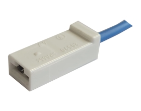 Колодка соединительная Nord-Yada 1 конт. 6,3мм гнездо с проводом 1,5мм TM Nord YADA 909609