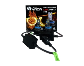 Светодиодная лампа головного света Nord-Yada н11 12-48v 60 w, 6000 k, 10000 Лм, canbus 2 шт в комплекте 909387