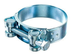 Силовой хомут Nord-Yada Д: 65-70 мм, Ш: 22 мм, Т: 1,2 мм, болт: М6х55, оцинкованная сталь 905998