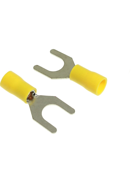Вилочная изолированная клемма Nord-Yada 8.4мм 4-6кв.мм (желтая) 905359