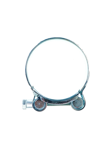 Силовой хомут Nord-Yada Д: 52-55 мм, Ш: 22 мм, Т: 1,2 мм, болт: М6х55, оцинкованная сталь 905994