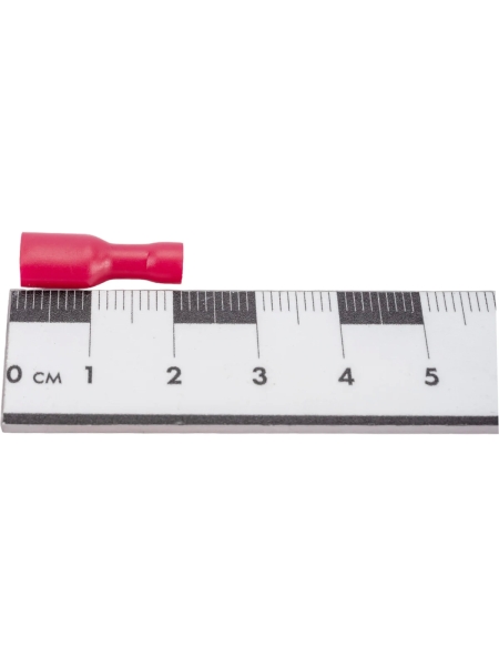 Полностью изолированная клемма "мама" Nord-Yada 4.8мм 0.5-1.5кв.мм (красная) 905346