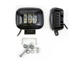 Фара рабочего света Nord-Yada 30 Вт, квадратная, 3 диода, дальний, 120х115х60 907374