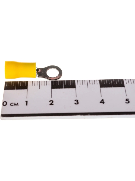 Кольцевая изолированная клемма Nord-Yada 5.3мм 4-6кв.мм (желтая) (НКи 6.0-5 / НКи5,5-5) 906361