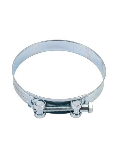 Силовой хомут Nord-Yada Д: 149-161 мм, Ш: 26 мм, Т: 1,7 мм, болт: М10х85, оцинкованная сталь 906010