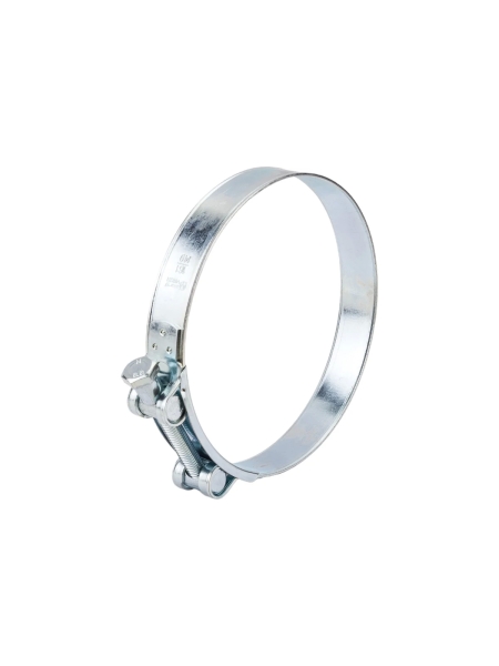 Силовой хомут Nord-Yada Д: 149-161 мм, Ш: 26 мм, Т: 1,7 мм, болт: М10х85, оцинкованная сталь 906010