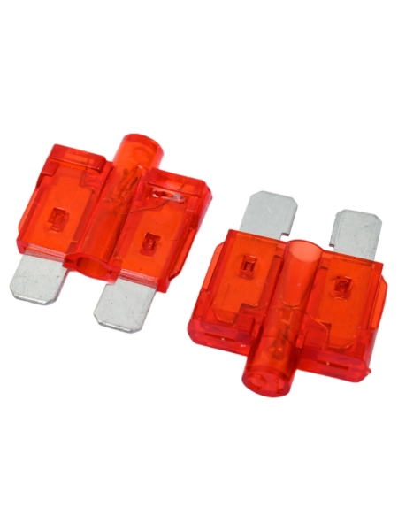 Предохранитель Nord-Yada MEDIUM стандарт 10 A, 19.1x5.1 мм, h18.8 W270-1, 2 шт в упаковке 901781