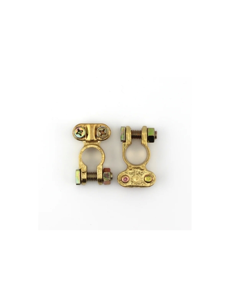 Клемма АКБ Nord-Yada латунь 2шт прижимная планка до 50мм ТМ Nord YADA 909917