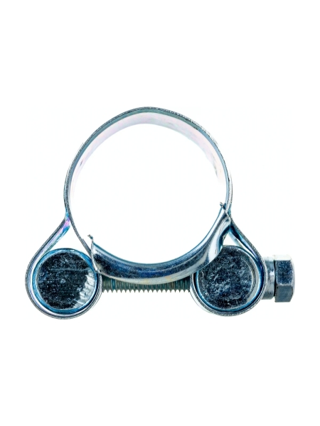 Силовой хомут Nord-Yada Д: 23-25 мм, Ш: 18 мм, Т: 0,6 мм, болт: М5х40, оцинкованная сталь 905984