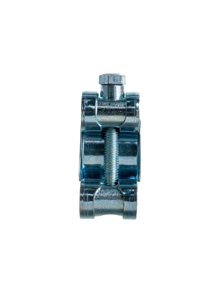 Силовой хомут Nord-Yada Д: 23-25 мм, Ш: 18 мм, Т: 0,6 мм, болт: М5х40, оцинкованная сталь 905984