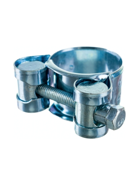 Силовой хомут Nord-Yada Д: 23-25 мм, Ш: 18 мм, Т: 0,6 мм, болт: М5х40, оцинкованная сталь 905984