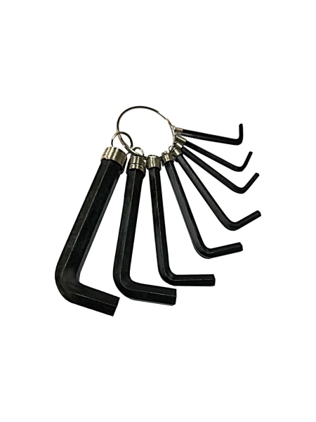 Набор шестигранных ключей Nord-Yada 8 пр. (2-10 мм) на кольце в блистере ТМ 907620