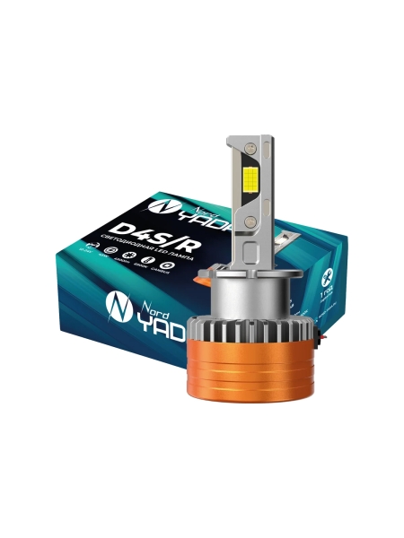 Светодиодная лампа головного света Nord-Yada D4S/R 12-24V 45W 4500Lm 6500K Canbus TM Nord YADA 909372