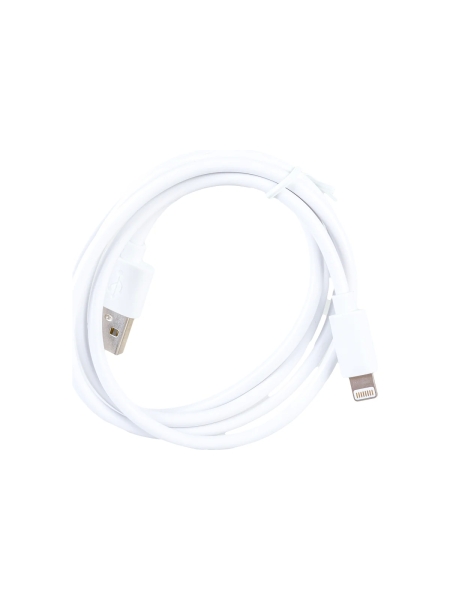 Кабель для зарядки Nord-Yada iPhone USB-Lightning 2А 1м белый (TPE) 908935