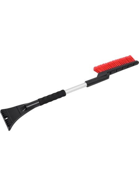 Щетка-сметка Nord-Yada с мягкой ручкой и скребком, 70 см, с распушенной щетиной 904641