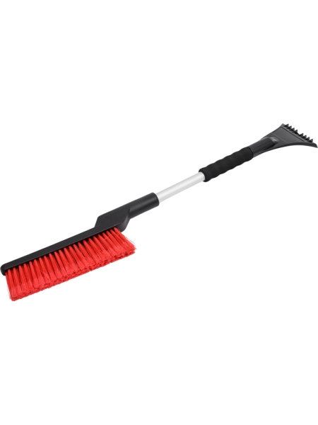 Щетка-сметка Nord-Yada с мягкой ручкой и скребком, 70 см, с распушенной щетиной 904641
