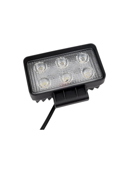 Фара рабочего света Nord-Yada 18Вт прямоугольная высокая 6 диодов ближний 110х60х46 904839