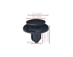 Клипса крепежная для а/м Honda 91512-sx0-003, mu000319, 10 шт Nord-Yada 909157