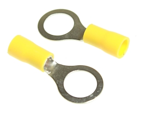 Кольцевая изолированная клемма Nord-Yada 6.5мм 4-6кв.мм (желтая) (НКи 6.0-6 / НКи5,5-6) 906363