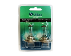 Лампа Nord-Yada H7 12V100W CLEAR 2шт, блистер TM Nord YADA 903164