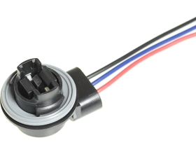 Двухконтактный патрон Nord-Yada под лампу P27/7W 3157 с проводами, пластик 904364