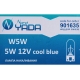 Лампа Nord-Yada W5W 12V 5W, синие 901635