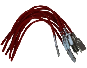 Клемма электропроводки Nord-Yada папа 6,3 мм луженая с проводом 0,75мм TM Nord YADA 10шт в упаковке 909604