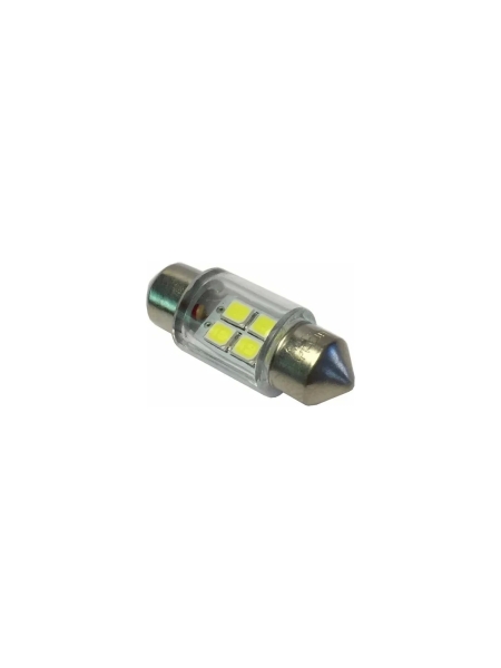 Светодиод Nord-Yada T11x31-S8.5 (4LED) 12V C5W 0.36W 24 lm белый (2 шт в 1 упаковке) 902735