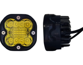 Фара рабочего света Nord-Yada 12 Вт, квадратная, 22 диода, дальний, желтый 909271