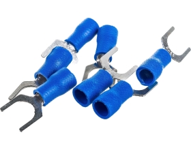 Вилочная изолированная клемма Nord-Yada 6.5мм 1.5-2.5кв.мм (синяя) 906350