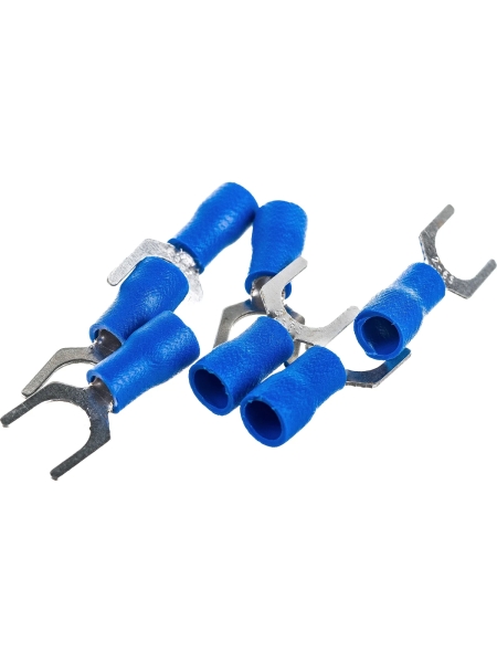 Вилочная изолированная клемма Nord-Yada 6.5мм 1.5-2.5кв.мм (синяя) 906350