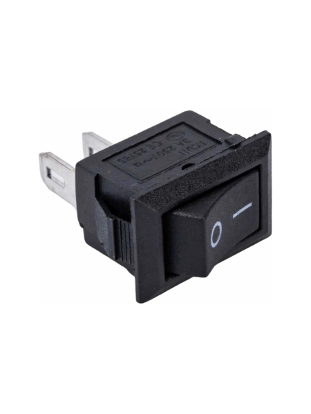 Клавиша Nord-Yada 250V 3А Micro черная (2контакта) ON-OFF (2шт в упаковке) 905465