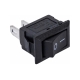 Клавиша Nord-Yada 250V 3А Micro черная (2контакта) ON-OFF (2шт в упаковке) 905465
