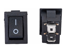 Клавиша Nord-Yada 250V 3А Micro черная (2контакта) ON-OFF (2шт в упаковке) 905465