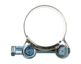 Силовой хомут Nord-Yada Д: 32-35 мм, Ш: 20 мм, Т: 0,6 мм, болт: М6х50, нерж. сталь 902879