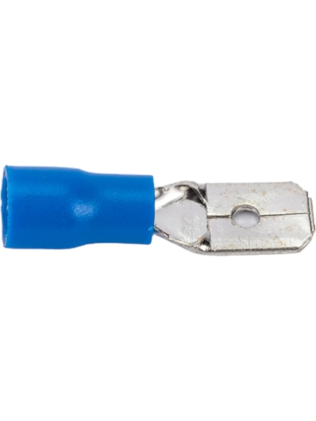 Изолированная клемма "папа" Nord-Yada 6.3мм 1.5-2.5кв.мм (синяя) 906337