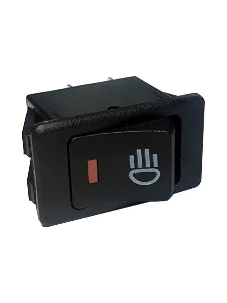 Клавиша Nord-Yada 12V 35А красная с подсветкой (4контакта) ON-OFF (2шт в упаковке) 905937