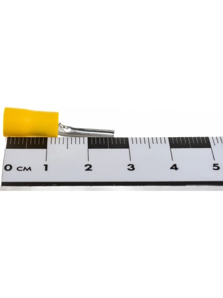 Штыревая круглая изолированная клемма Nord-Yada с ПВХ манжетой 4-6 кв.мм 907398