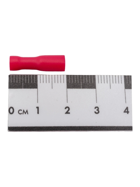 Полностью изолированная клемма "мама" Nord-Yada 2.8мм 0.5-1.5кв.мм (красная) 906085