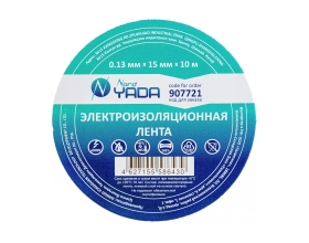 Изолента Nord-Yada 15мм х 10м желто-зеленая 907721