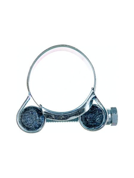 Силовой хомут Nord-Yada Д: 26-28 мм, Ш: 18 мм, Т: 0,6 мм, болт: М5х40, оцинкованная сталь 905985