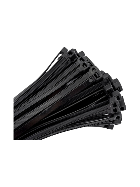 Кабельные стяжки Nord-Yada нейлоновые, 4.8х280 мм, черные, 100 шт. 903752