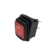 Клавиша Nord-Yada 250V 15А красная с подсветкой (4контакта) ON-OFF (2шт в упаковке) ВЛАГОЗАЩИТА 905941