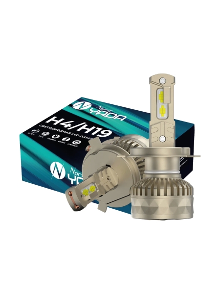 Светодиодная лампа головного света Nord-Yada Н4/Н19 9-32V 75W 7500Lm 6500K TM Nord Yada 909845