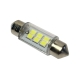 Светодиод Nord-Yada T11x41-S8.5 (6SMD) 12V C5W 0.36W 36 lm, белый TM 2 шт в 1 упаковке 902685