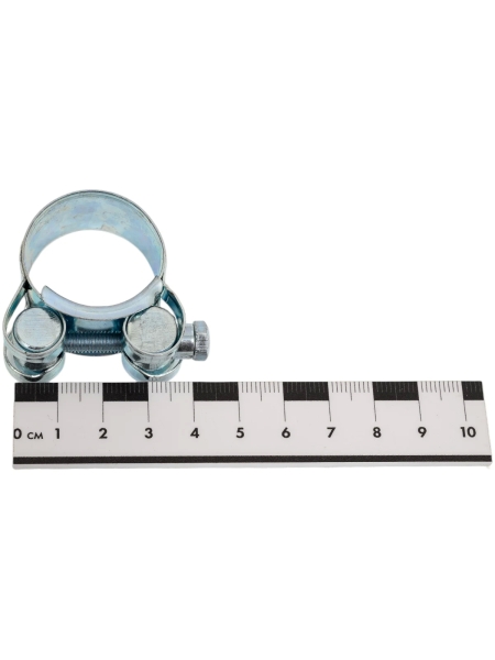 Силовой хомут Nord-Yada Д: 27-29 мм, Ш: 18 мм, Т: 0,6 мм, болт: М5х40, оцинкованная сталь 905986